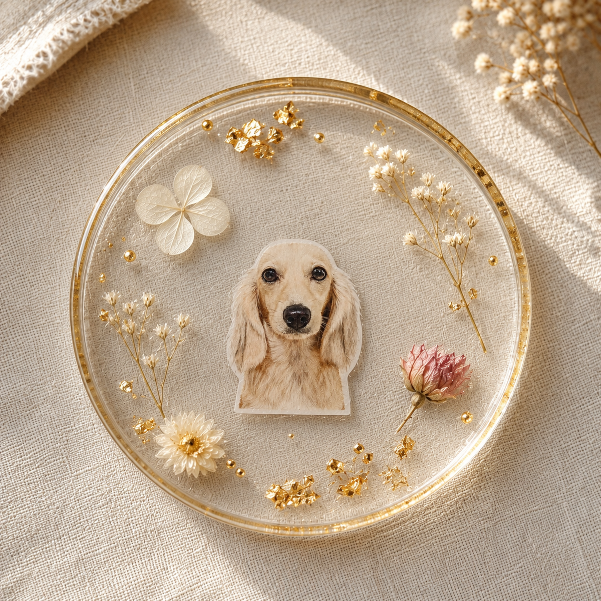 Custom Made Resin Coaster