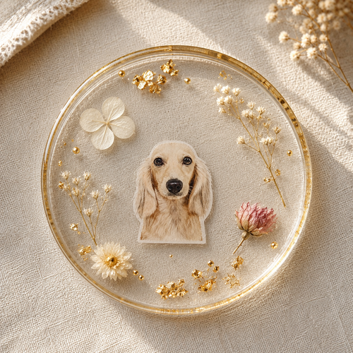 Custom Made Resin Coaster