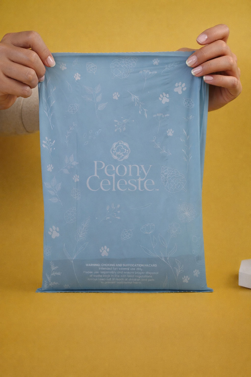 Poop in Bulk  Pack - Peony Celeste Poop Bags 750 Bags - 50 Rolls