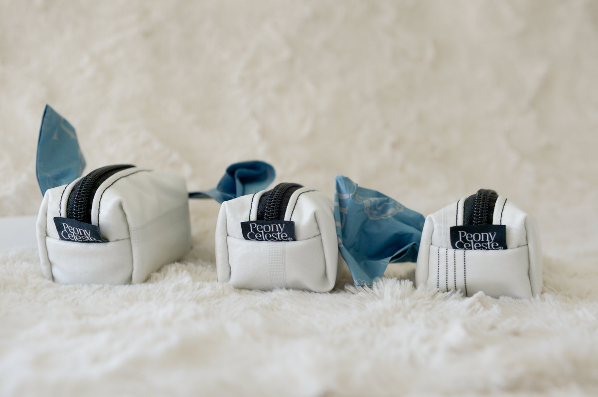 Upcycled Airbag Poop Bag Dispenser