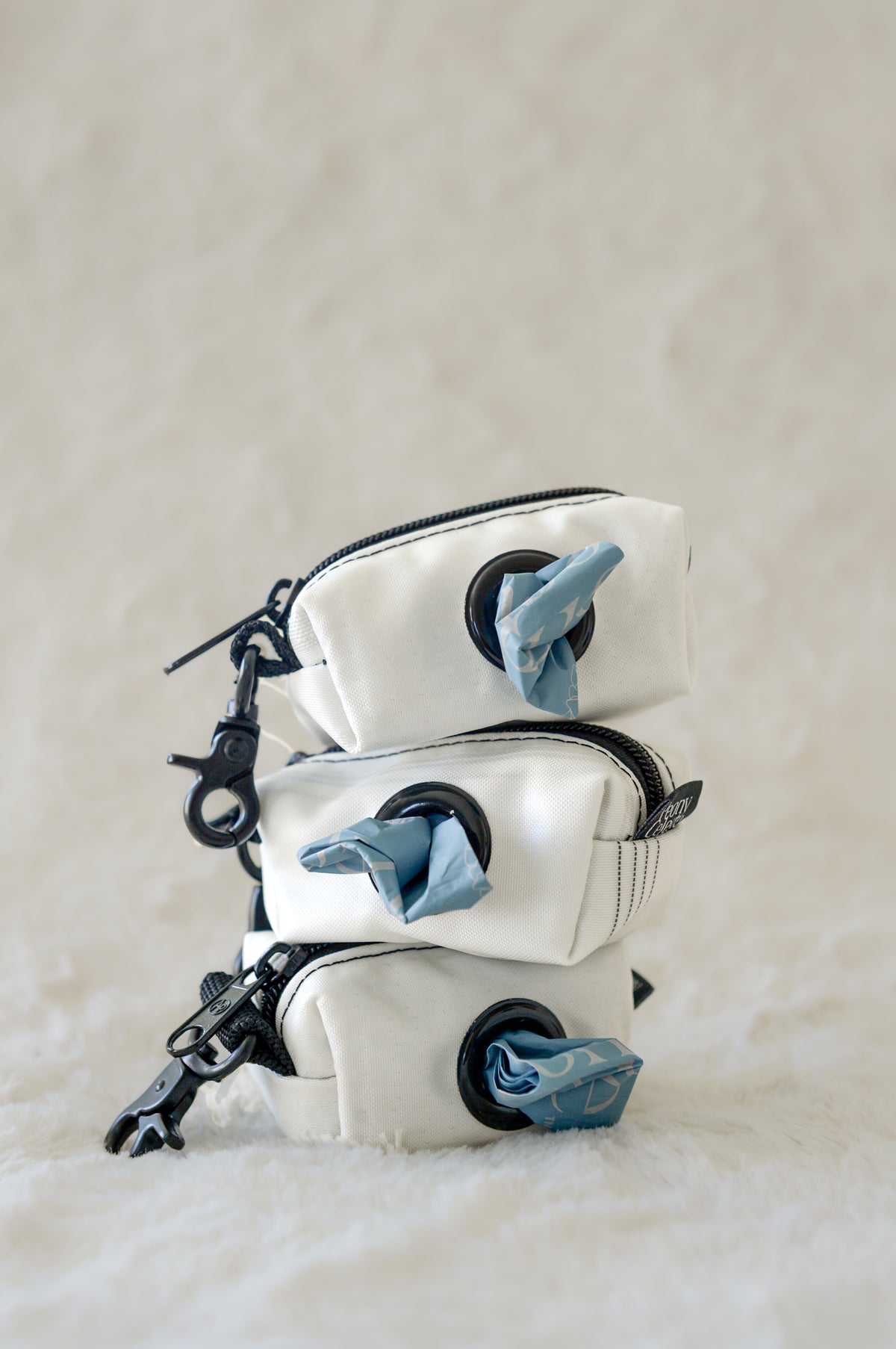 Upcycled Airbag Poop Bag Dispenser