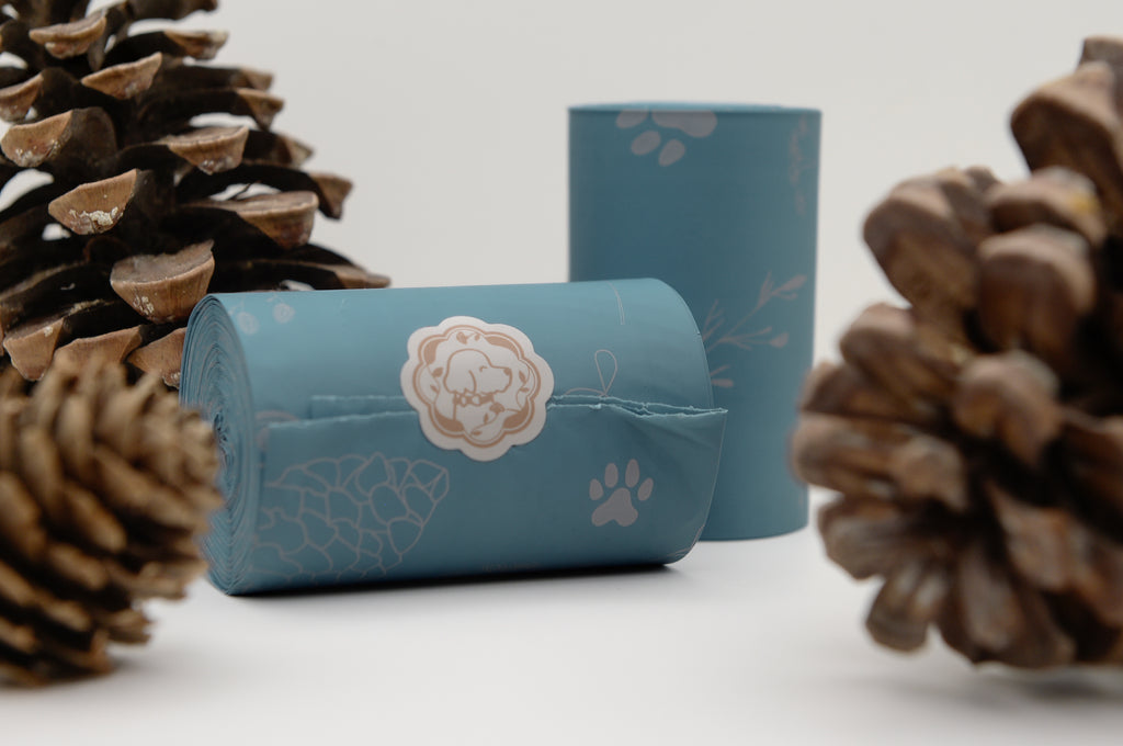 Extra Thick Plant Based Poop Bags by Peony Celeste