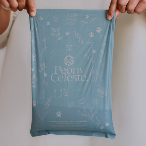 Extra Thick Plant Based Poop Bags by Peony Celeste