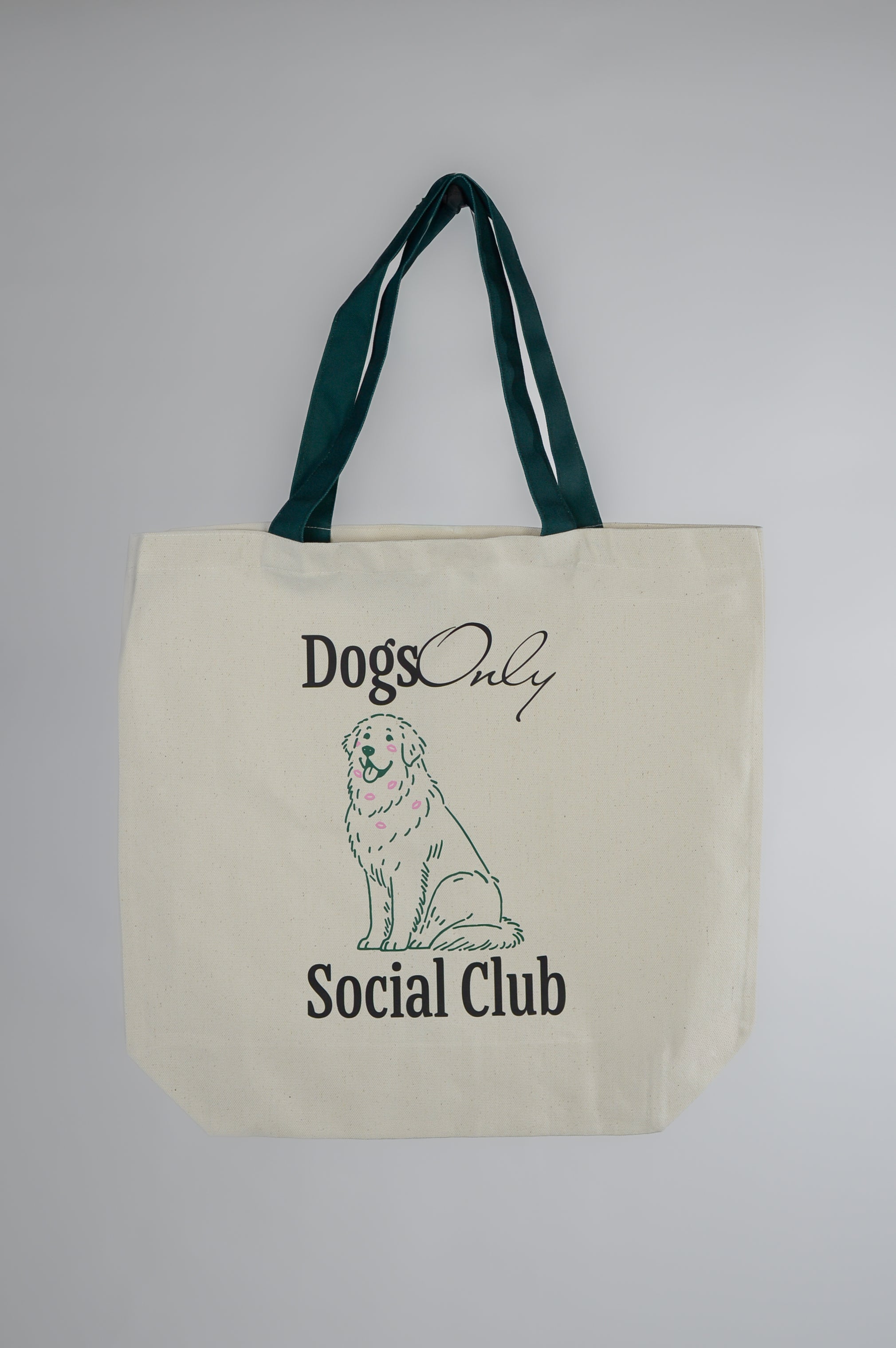 Totes -  Cream/ Green - Dogs Only Social Club