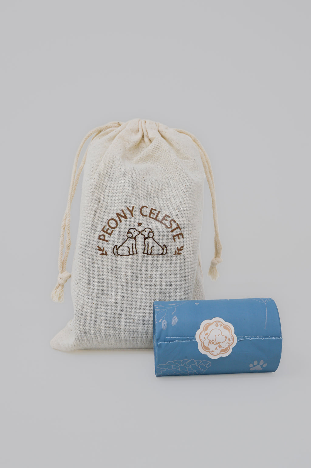 Peony Celeste Poop Bags - Starter Pack