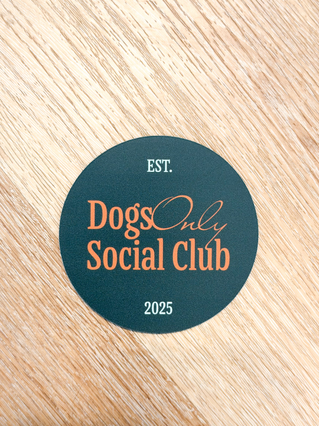 Dogs Only Social Club Car Magnets