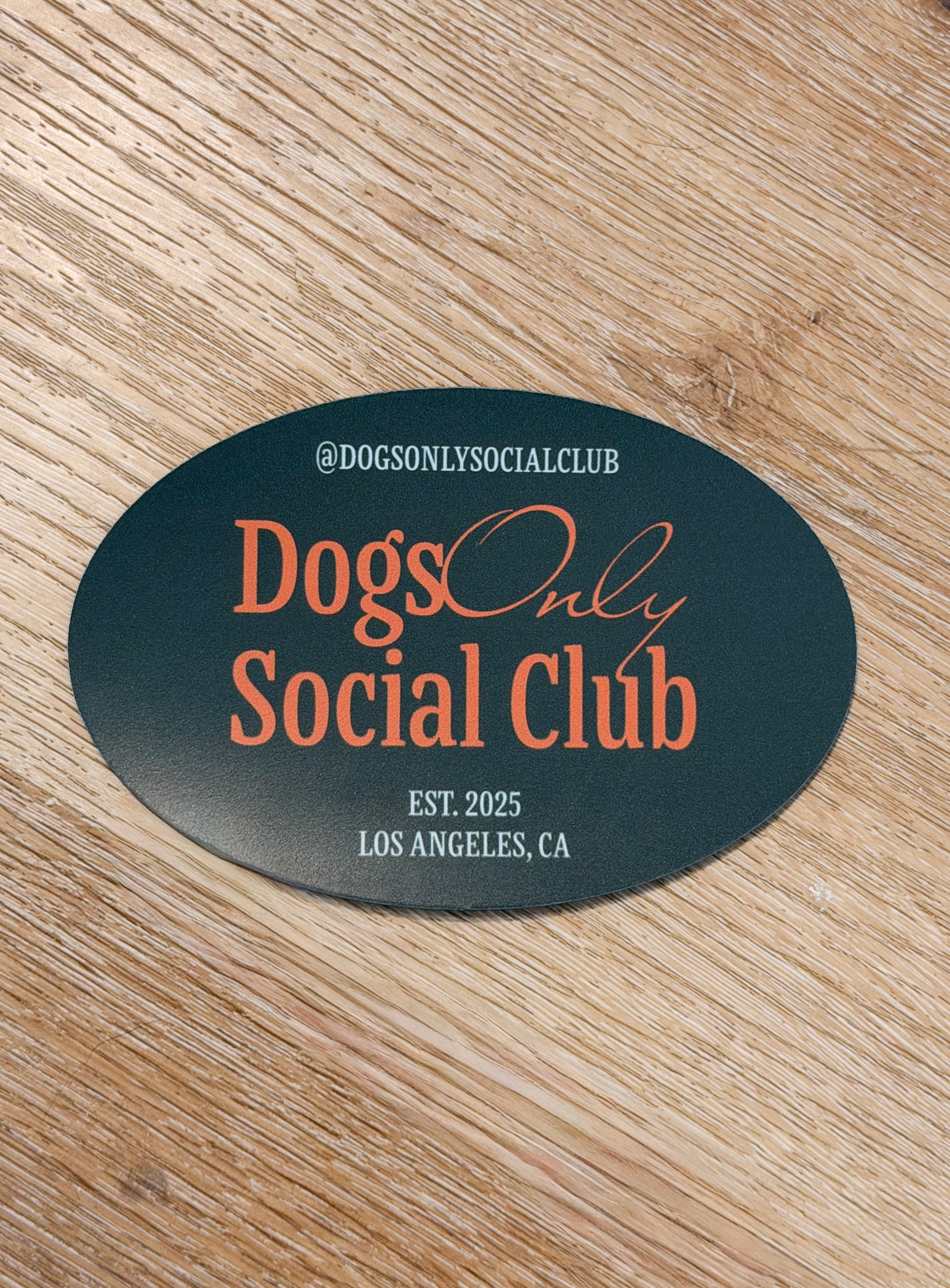 Dogs Only Social Club Car Magnets